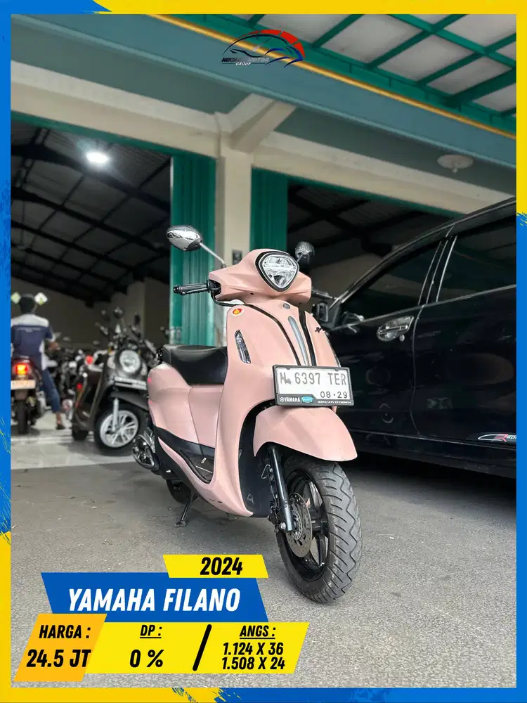 YAMAHA FILANO 2024 LIKE NEW MASZEHH HIKMAH MOTOR KEPUH