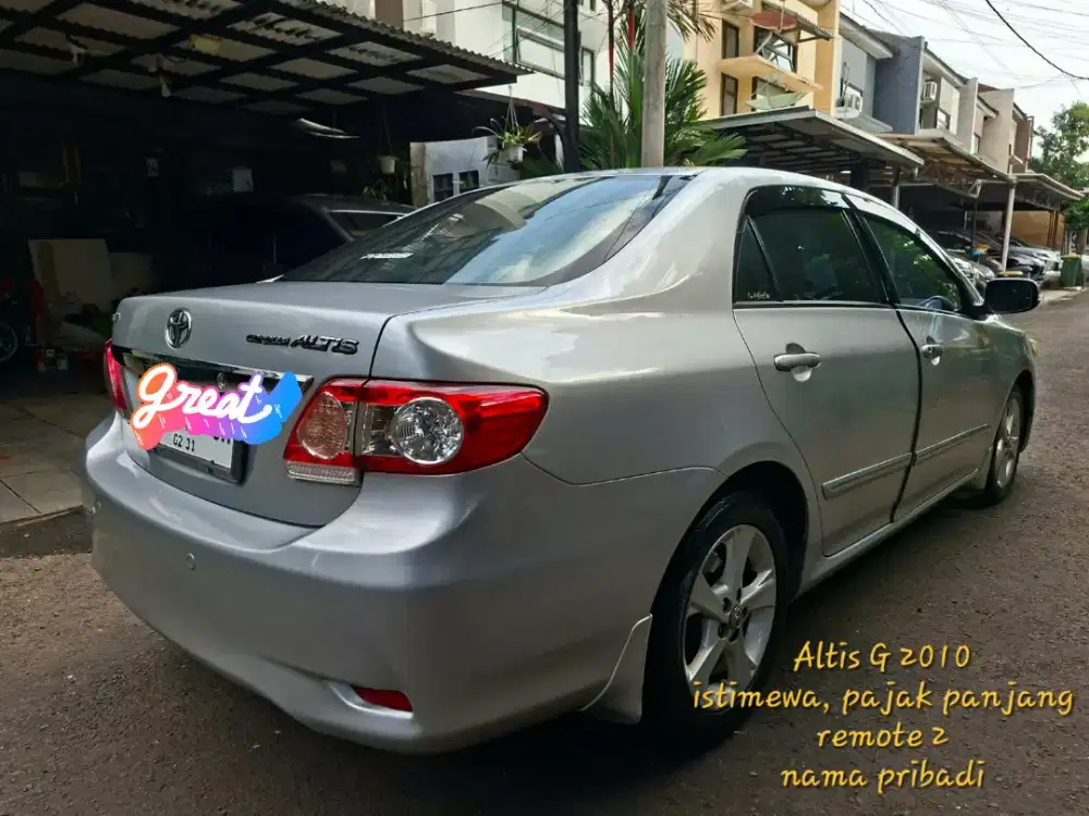 Toyota Altis G 2010