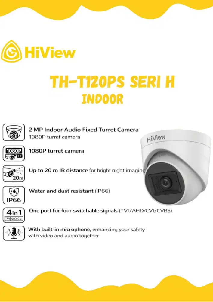 Kamera Hiview Indoor TH-T120-PS
