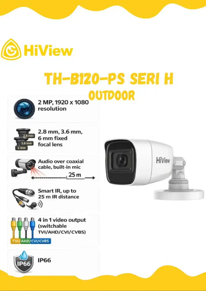 Kamera CCTV Hiview Outdoor TH-B120-PS