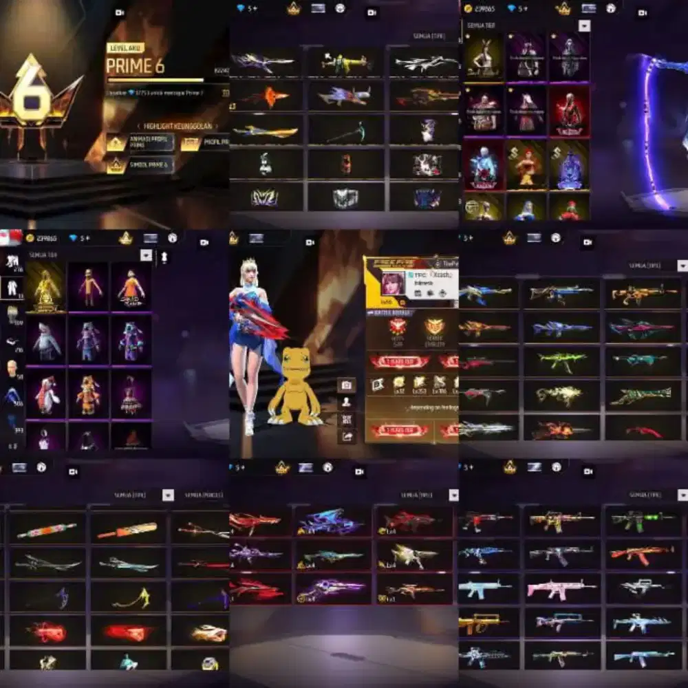 Jual akun ff aman dan terpercaya