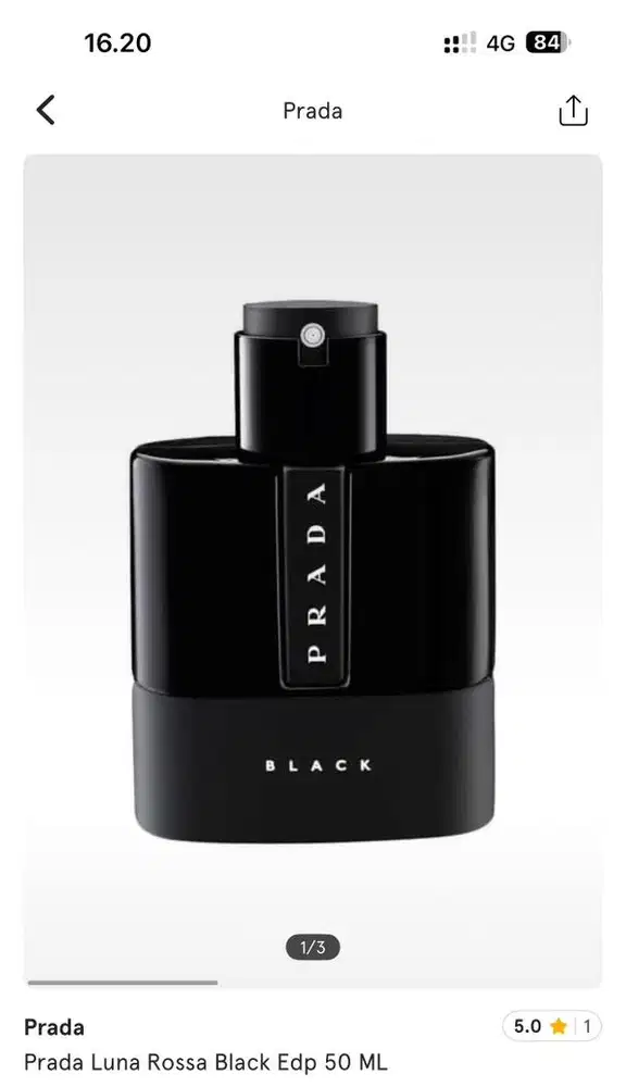 Prada Luna Black Ori BNIB