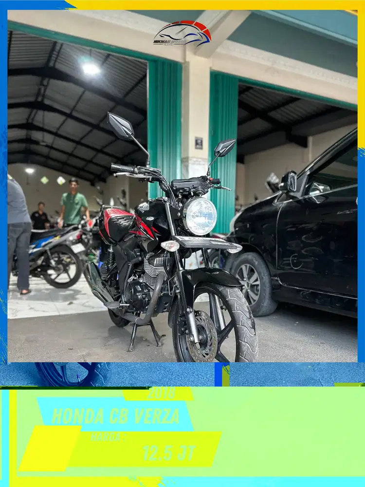 HONDA CB VERZA 2018 MONGGO GAS POLL MASZEHH HIKMAH MOTOR KEPUH