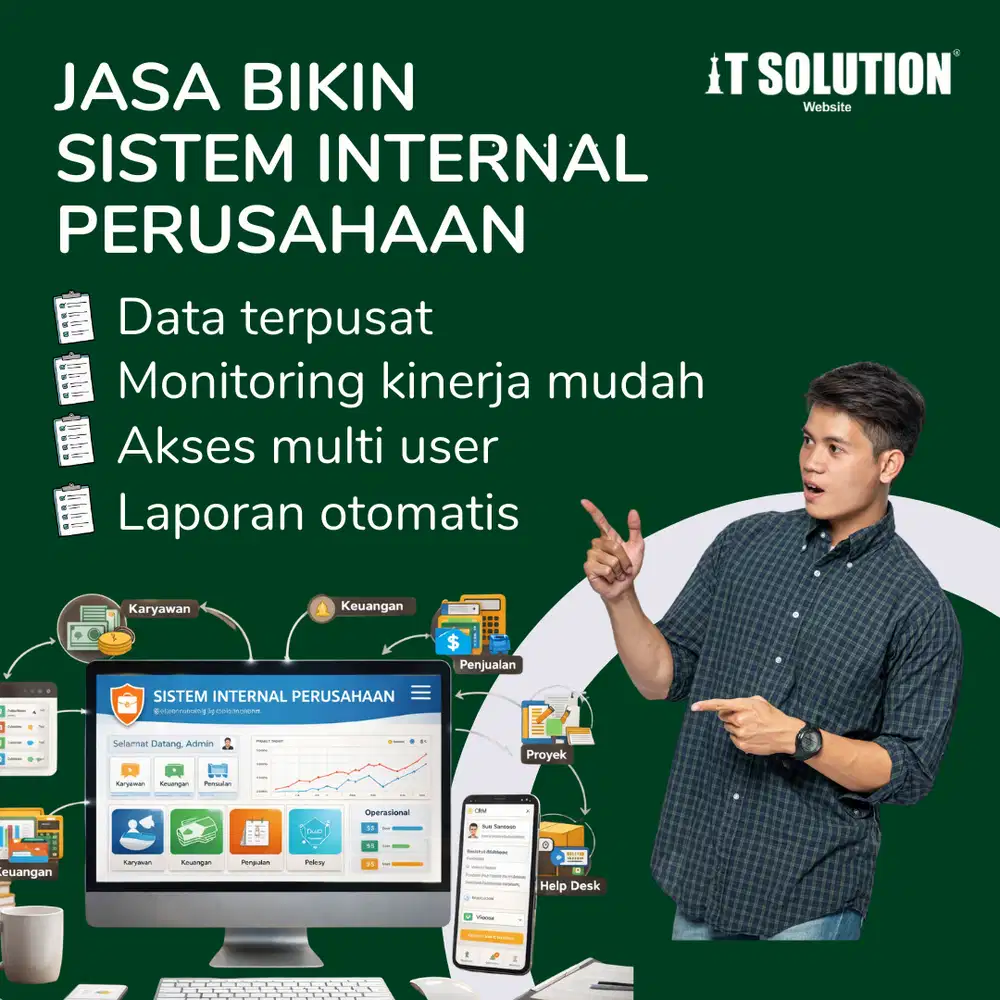 Jasa Bikin Sistem Internal Perusahaan – Aplikasi & Website Custom