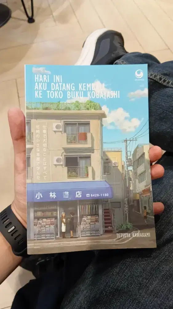Buku Novel Hari Ini Aku Datang Kembali Ke Toko Buku Kobayashi Tetsuya