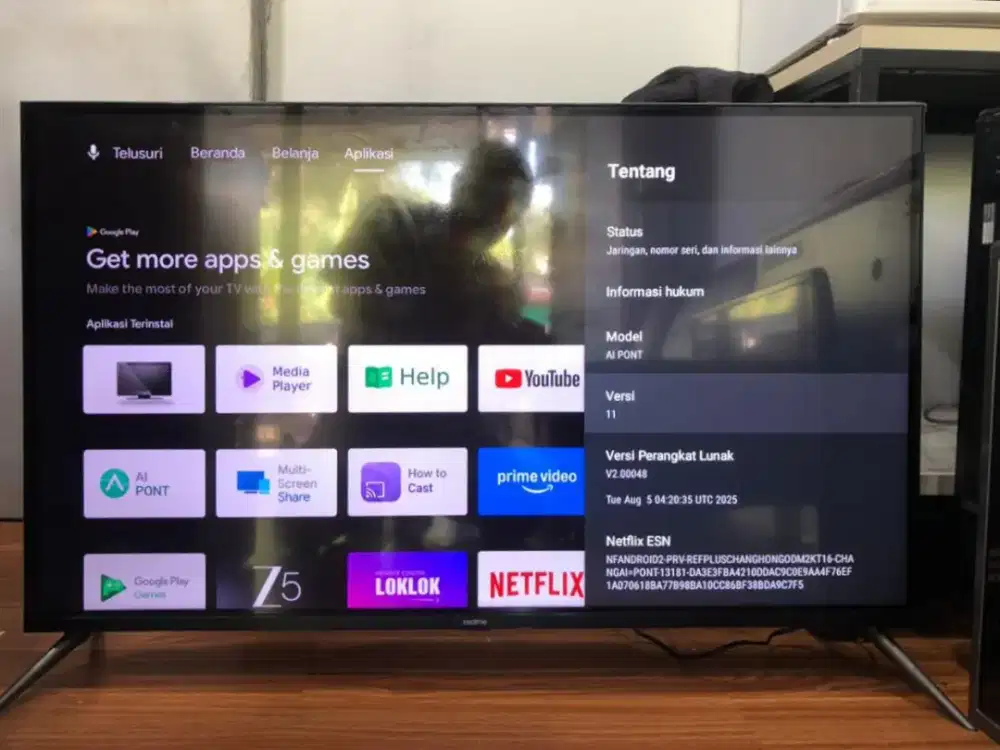 SALE CEPAT! Realme Android TV 43”