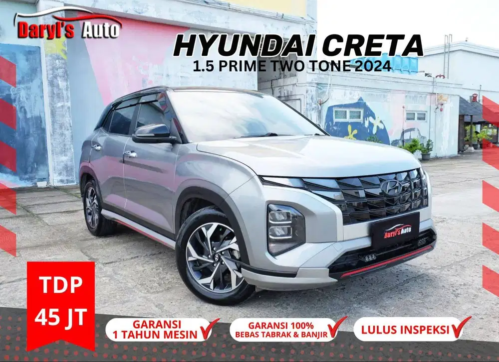 2024 HYUNDAI CRETA PRIME 1.5 TWO TONE Panoramic  Tdp 45jt