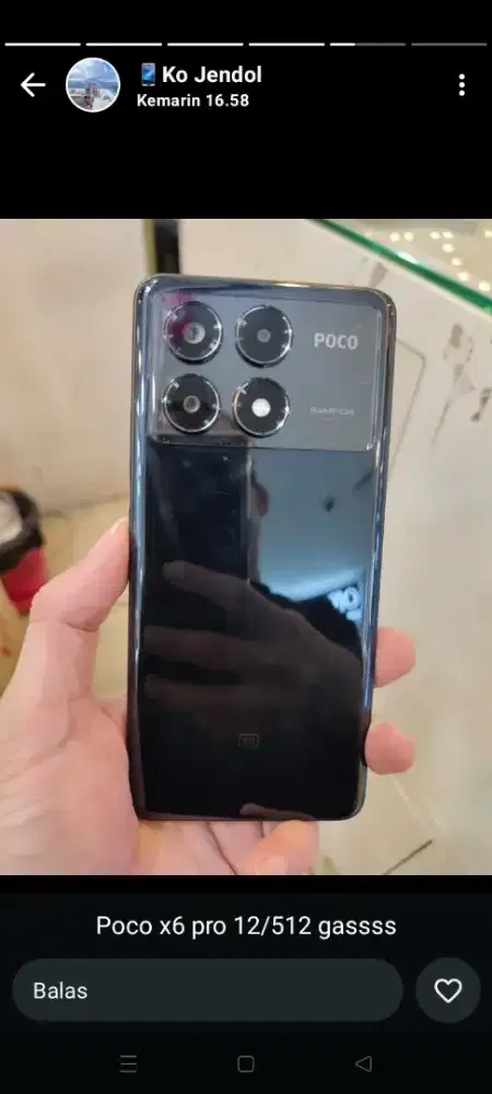 Hp second poco x6pro 12/512gb fullset