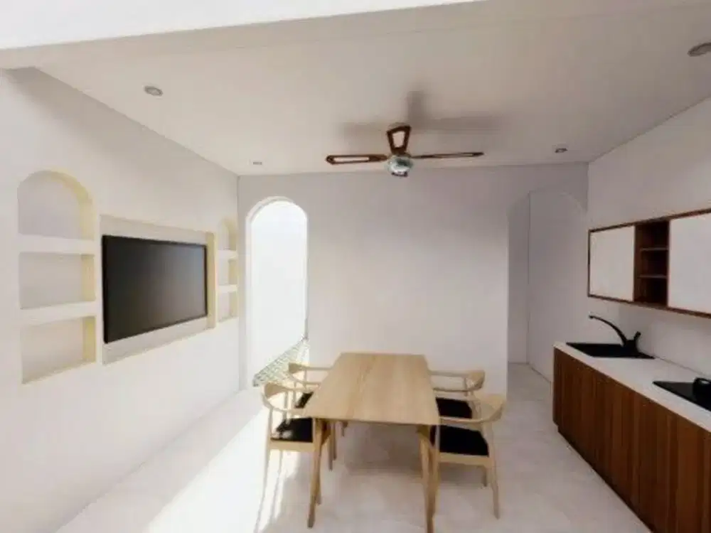 Villa Mewah dengan View Sawah Disewakan, di Padonan, Canggu Area