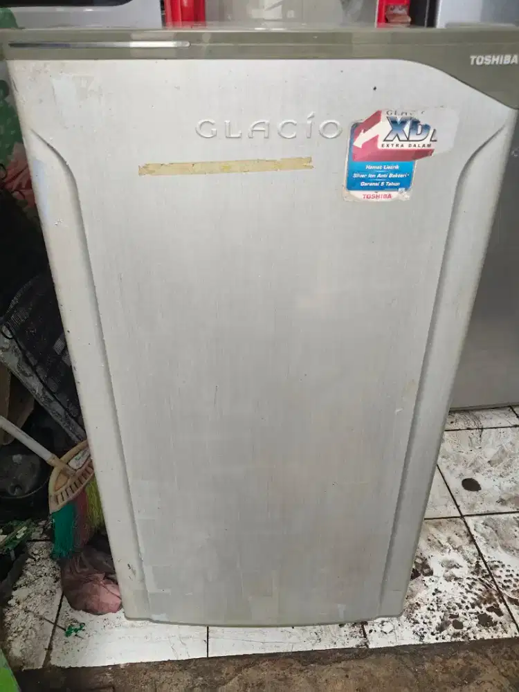 Kulkas toshiba 1 pintu normal dingin beku siap pakai