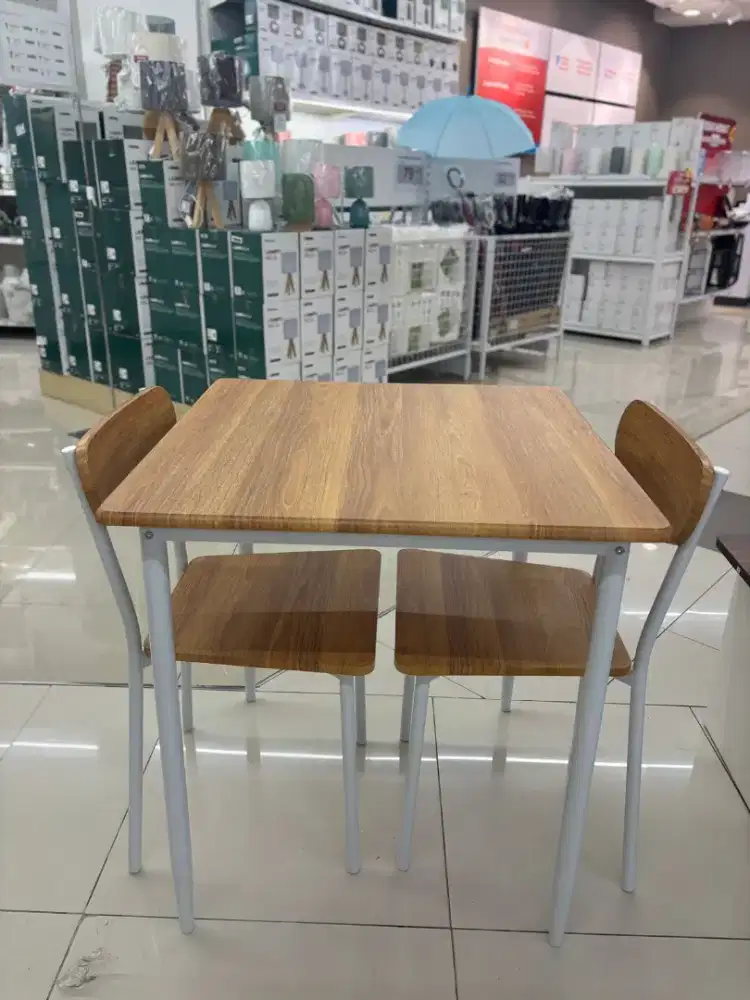 MEJA MINIMALIS 2 BANGKU