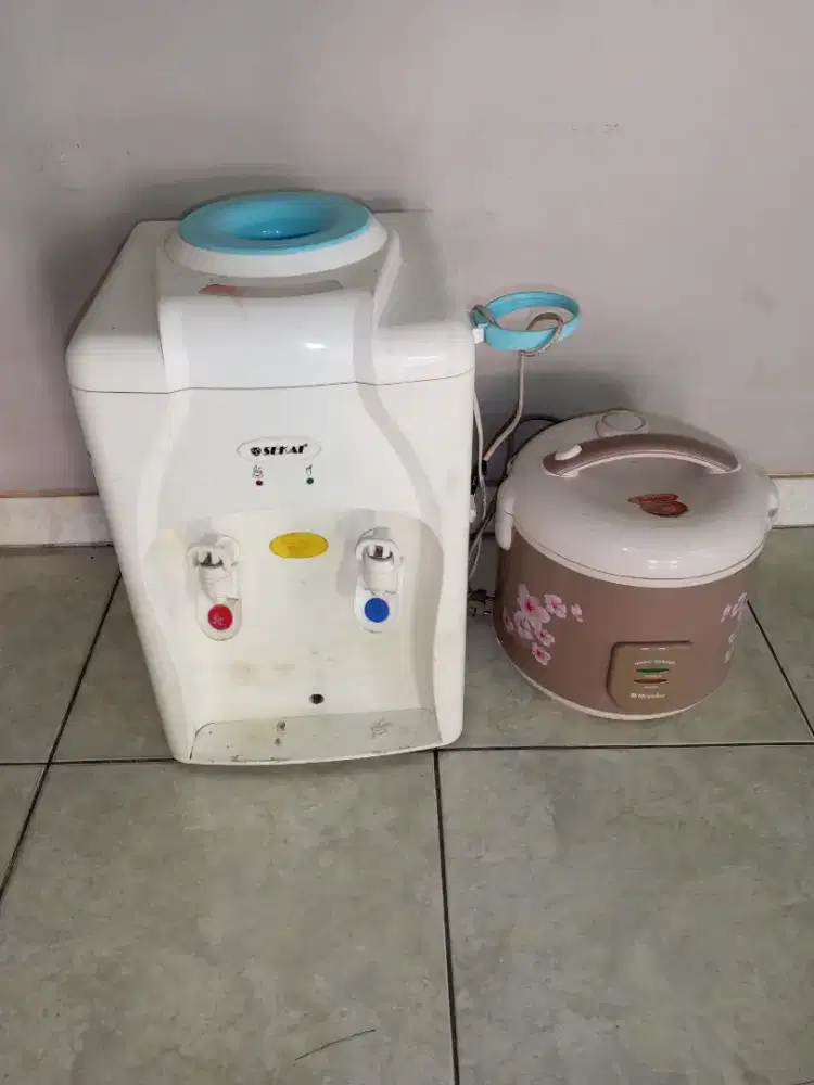 Dispenser + penghangat sayur/nasi 2brg normal 150k