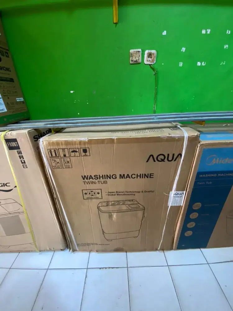 MESIN CUCI AQUA 9KG GARANSI RESMI SEGEL