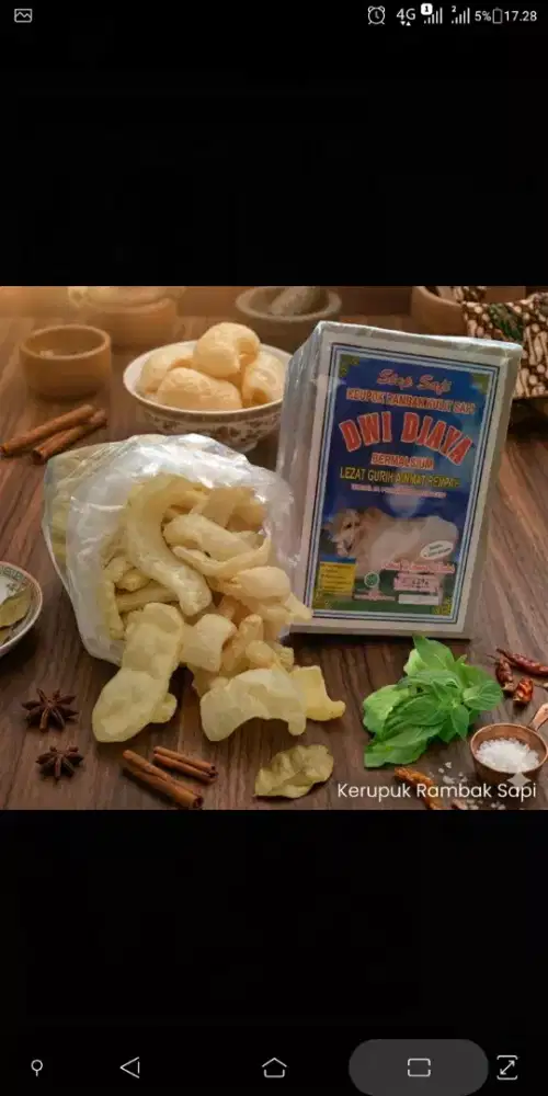 Kerupuk rambak khas kendal