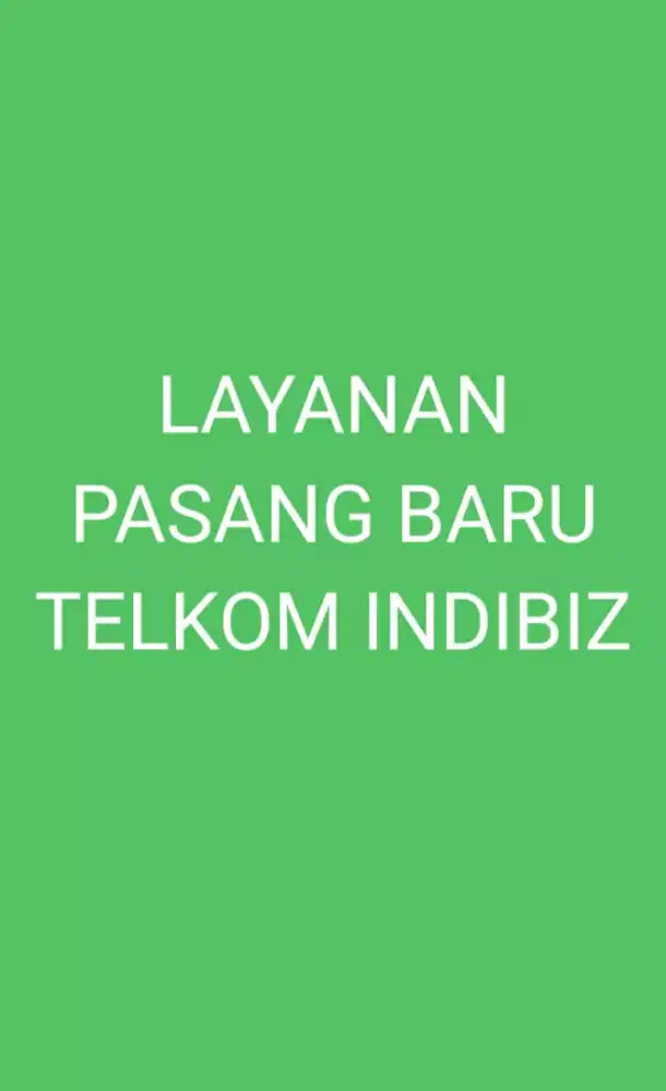 Pemasangan Internet Indibiz