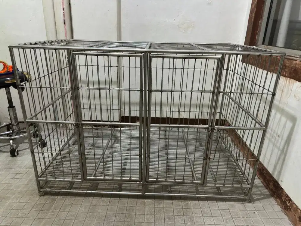 Dijual kandang anjing stainless