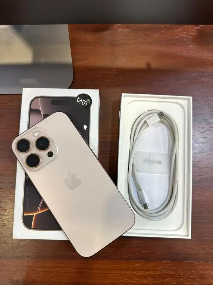 iPhone 16 Pro 128GB Desert T Garansi iBox 14/04/26