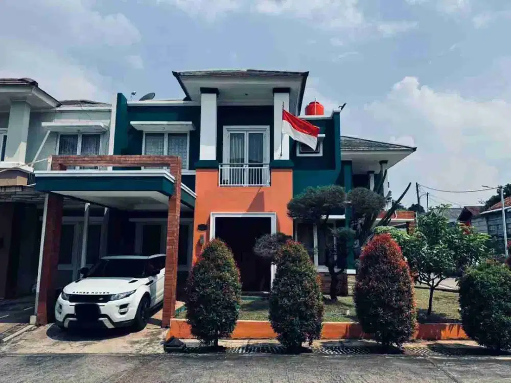 Rumah Hook 2 Lantai Semi Furnish Anti Banjir di Jatiwarna Bekasi