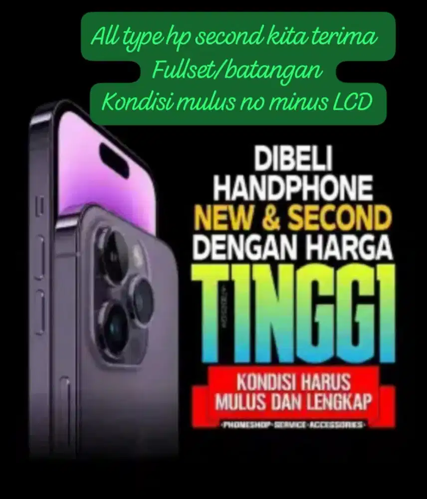 Terima jual beli HP bekas