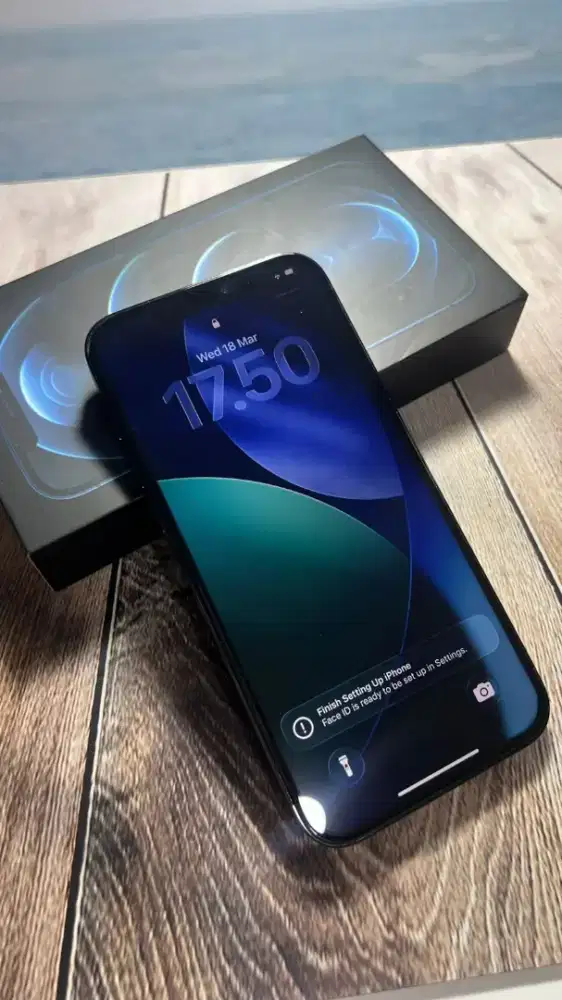 Iphone 12 pro max 128GB Pacifix Blue Intern Murahh!