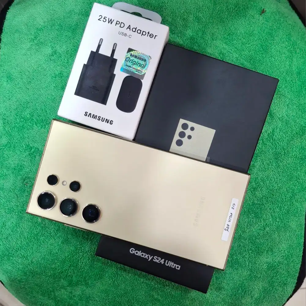 Samsung S24 Ultra 12/512gb, Yellow, ORI SEIN, Free Adapter samsung