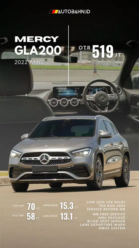 Future is Now! New Mercedes Benz GLA200 AMG 2022 x1 a200 218i 320i