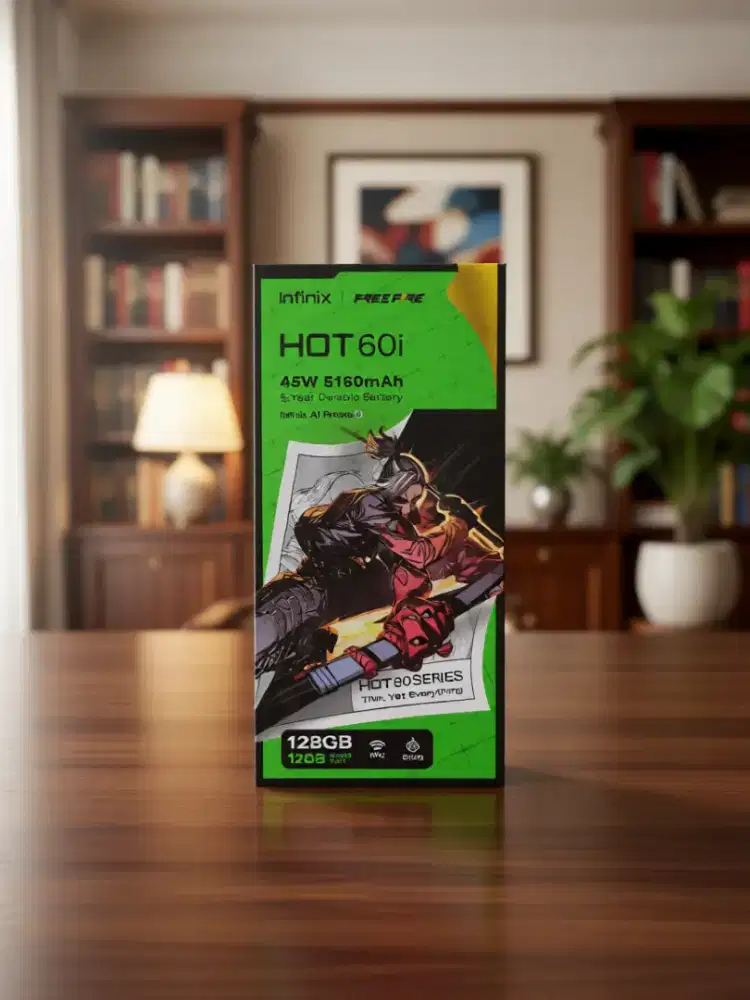 Infinix Hot 60i 6/128 new garansi resmi no repack