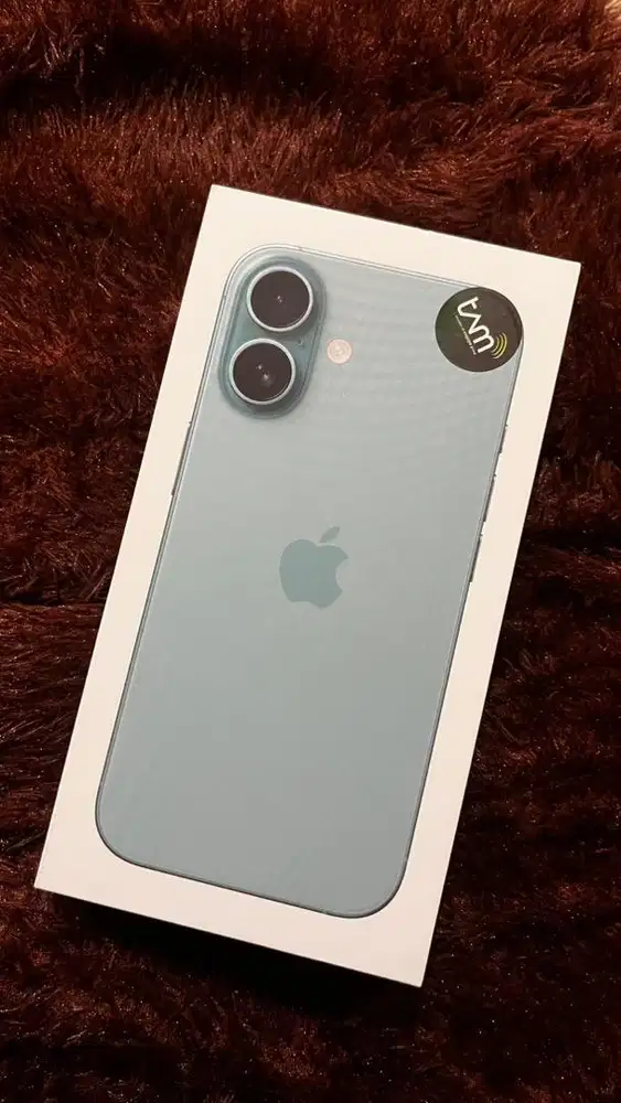 iphone 16 256gb teal new segel ibox