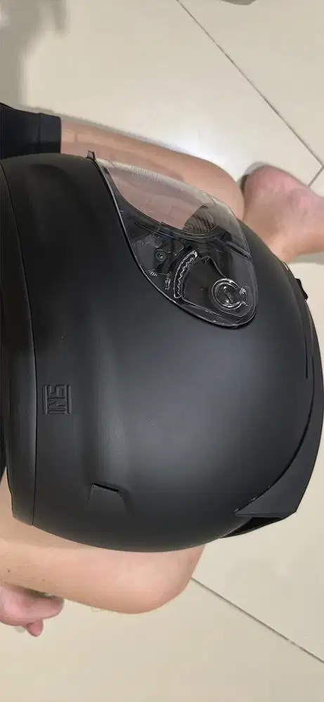 Helm kawasaki baru gress