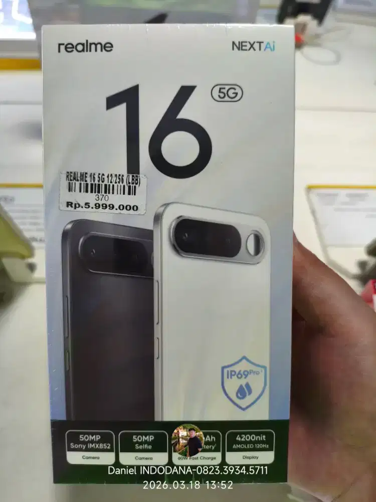 Realme 16 5g ready stok ditoko Atlantis