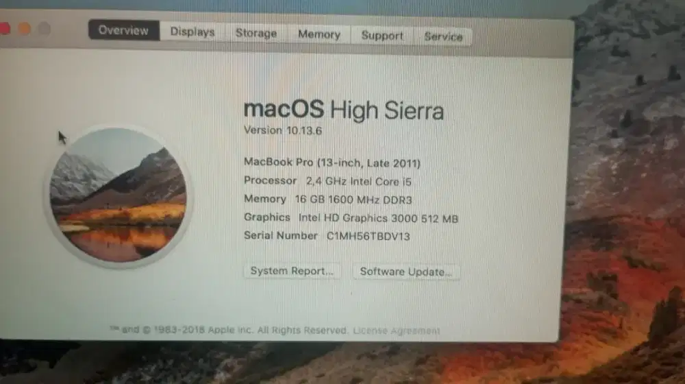 Macbook Pro 2011