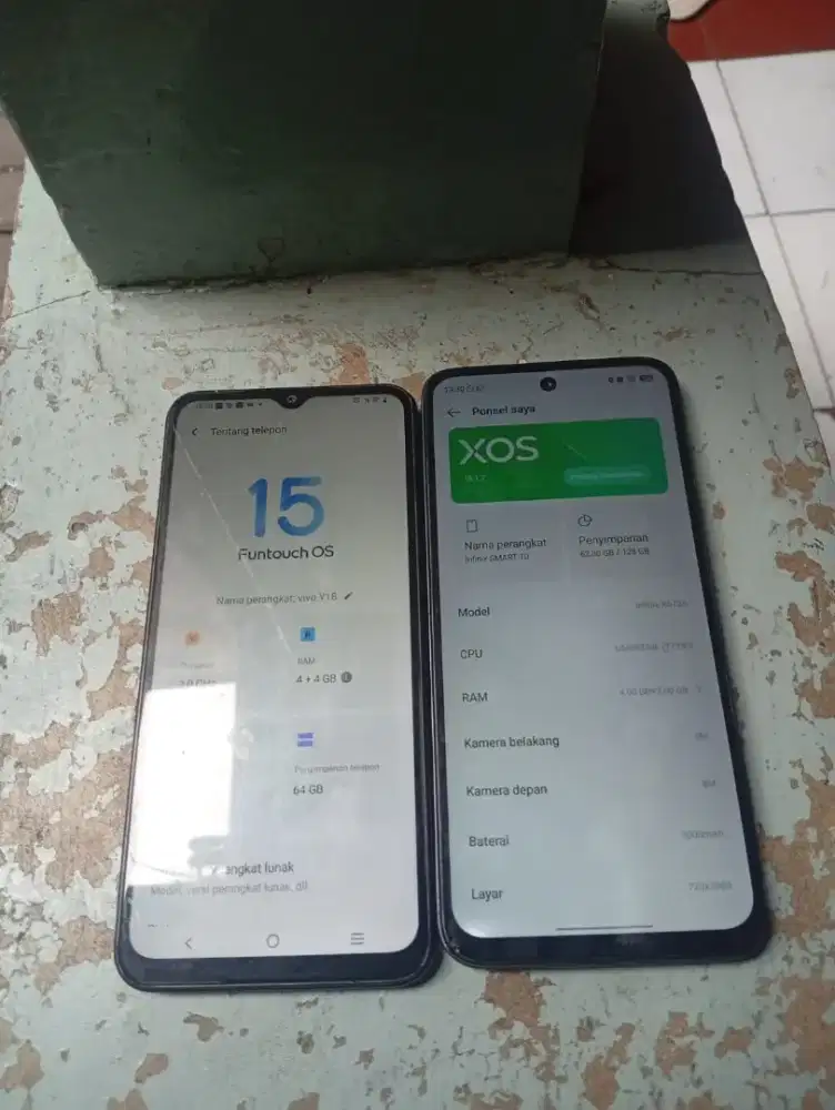 Infinix smart 10/Vivo y18
