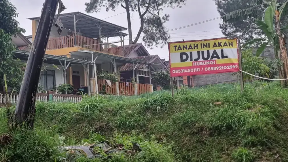 DIJUAL TANAH LOKASI PAGERWANGI LEMBANG