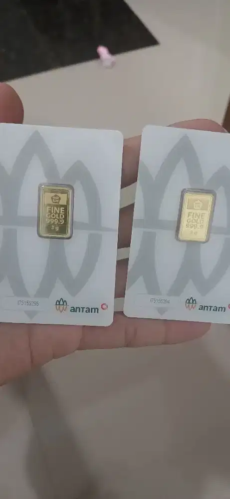 Emas Antam 3gr ada 2 keping