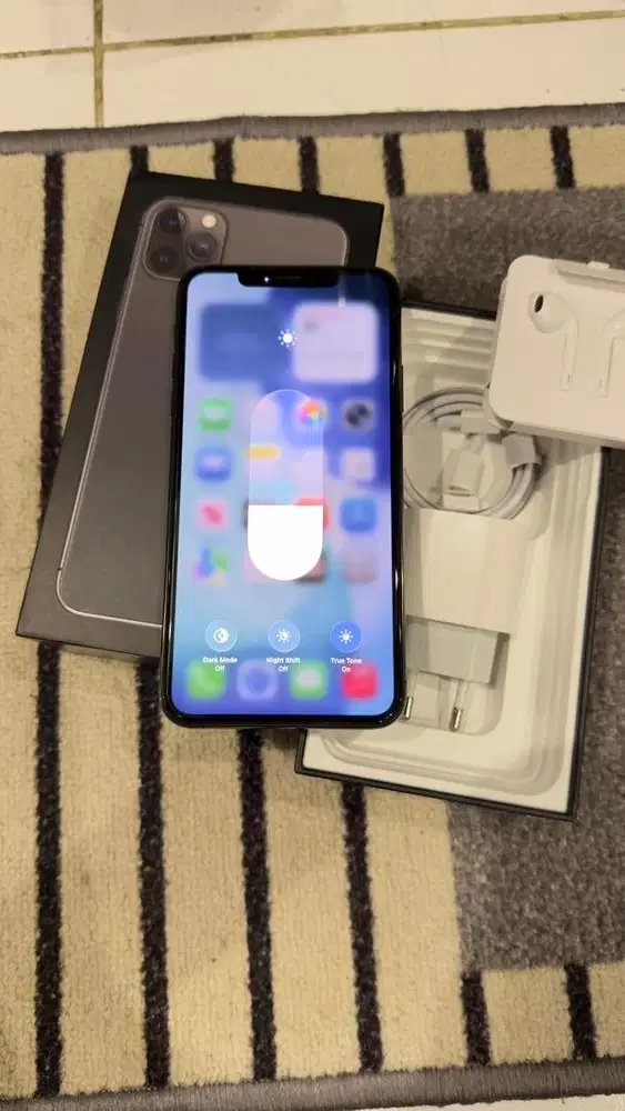Iphone 11 Promax 256GB Grey Mulus Lengkap Terdaftar