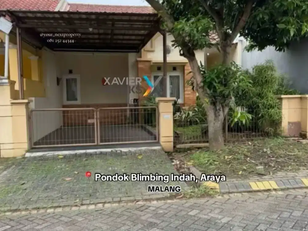 Rumah Minimalis Siap Huni Di Pondok Blimbing Indah Araya Kota Malang
