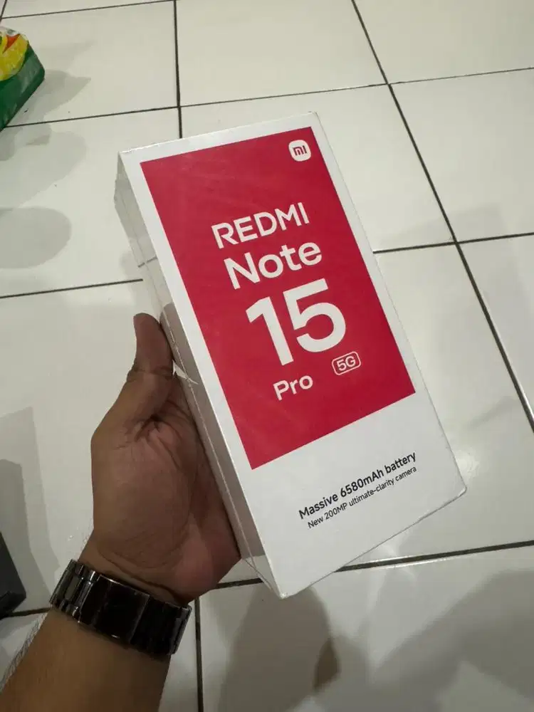 Redmi note 15 pro 5G ram 8/256 baru