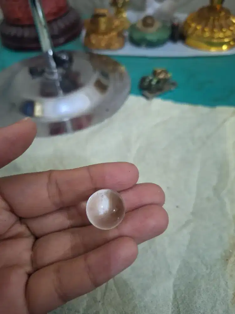 Batu mustika atau alam 
Batu transparant 
Limited edition 
Barang tera