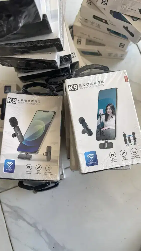 Mic clip on microphone k8 & k9 BNIB murah