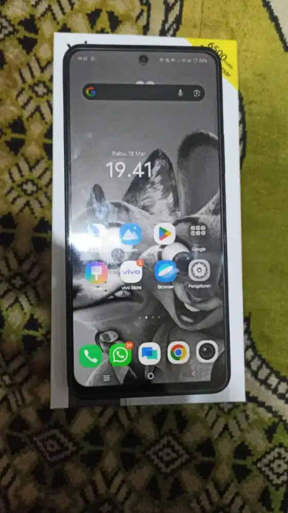 For sale vivo y29 ram 6+6 rom 125 full set