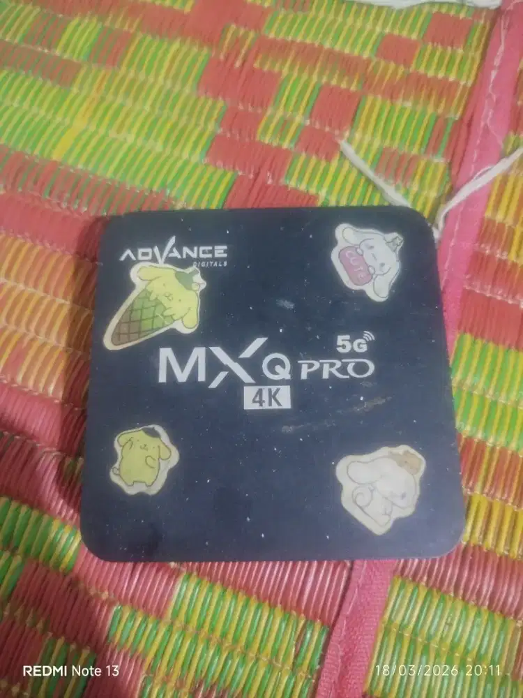 Jual android tv box merk advance MX Q Pro