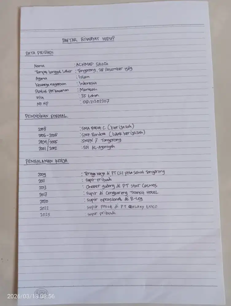 Mencari job driever idul fitri