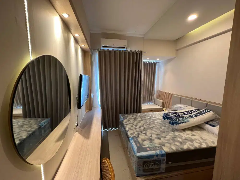 Dijual APT Studio Vasanta Innopark Full Furnish, Desain Modern & Baru.