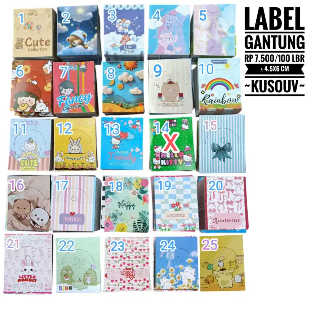 Hangtag/Label Gantung/Handtag