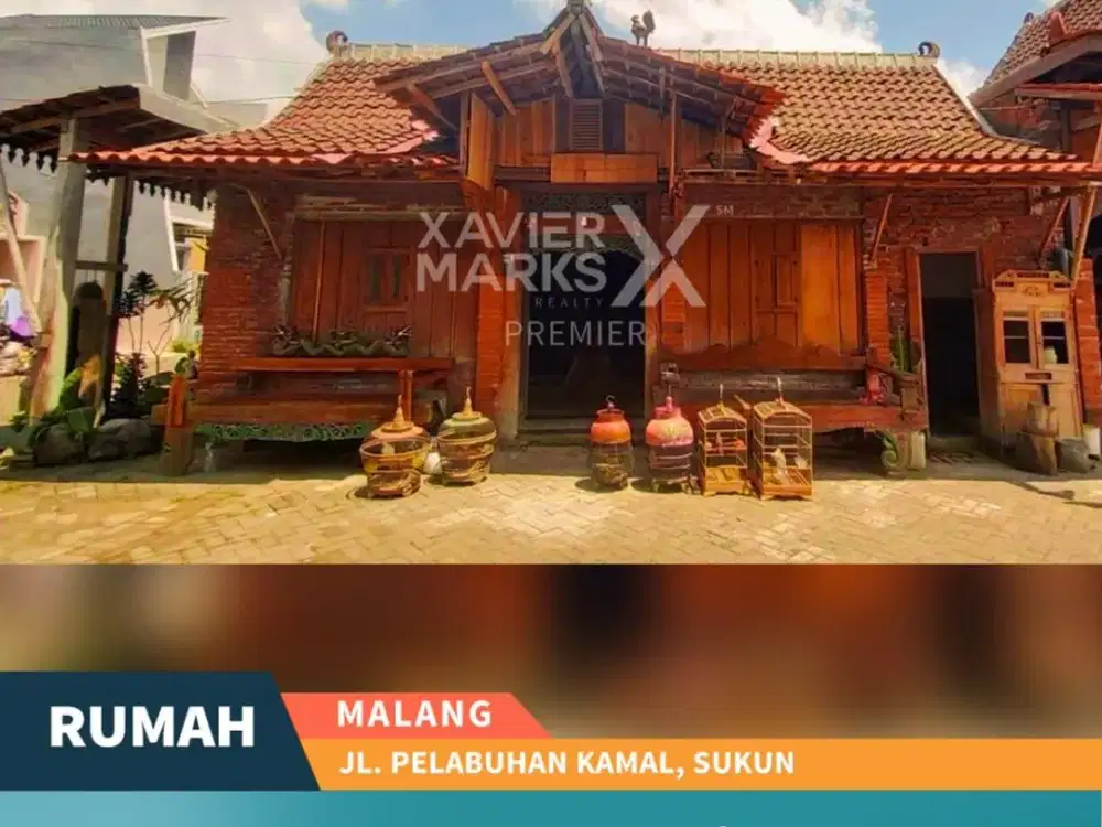Rumah Kayu Di Jl. Pelabuhan Kamal, Bakalankrajan, Sukun, Kota Malang