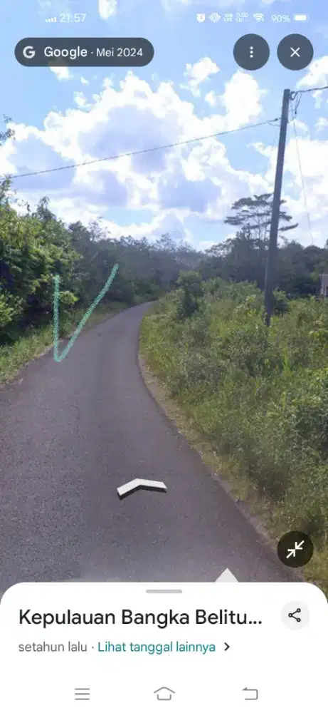 di jual Murah tanah di belitung timur  luas 2.753m2.