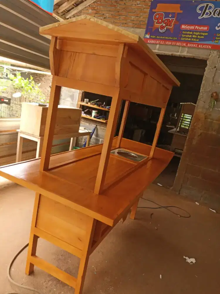 Jual Gerobak Angkringan, Bakso, Mie Ayam, Bubur, Sate, Soto, Pecel dll