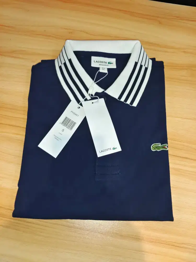 Polo T Shirt Lacoste navy size L