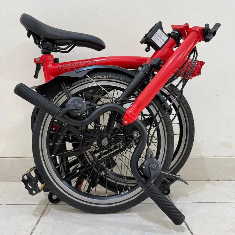 BROMPTON M6L RED ROCKET BLACK EDITION 2020 - LIKE NEW