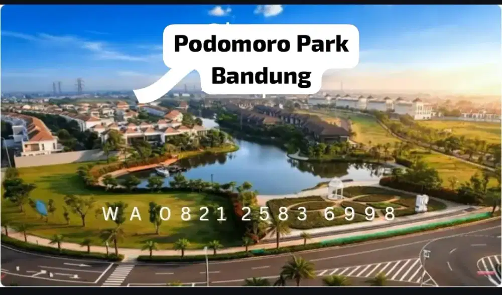 Rumah Baru Cluster Premium 2 lantai Wangsagriya Podomoro Park Bandung